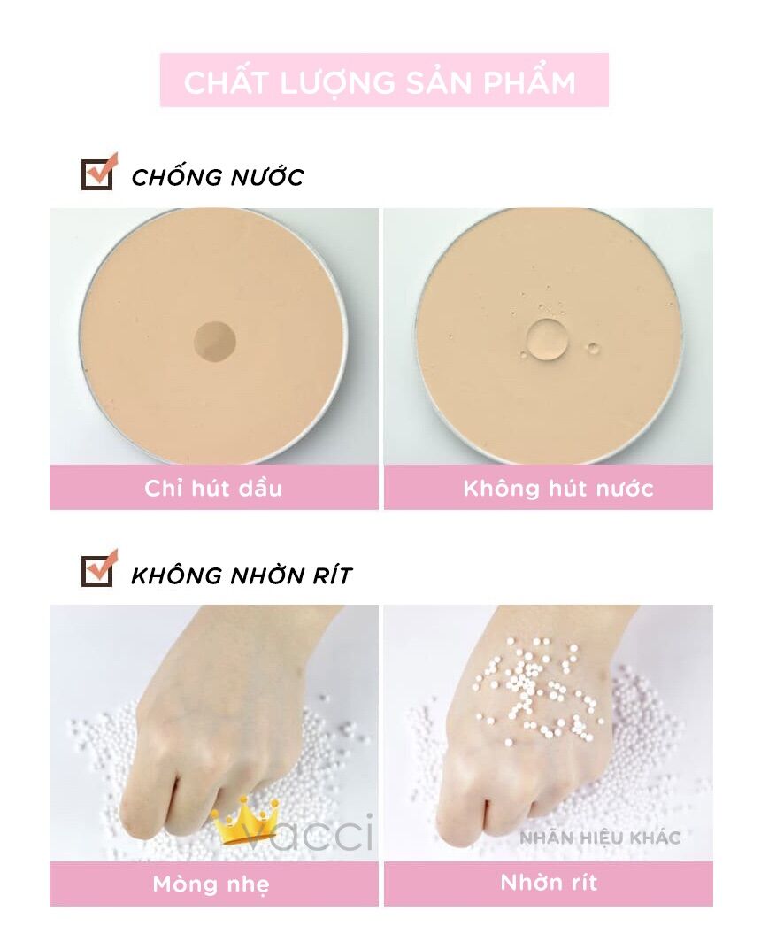 Phấn nền trang điểm cao cấp VACCI – SPF30 PA++