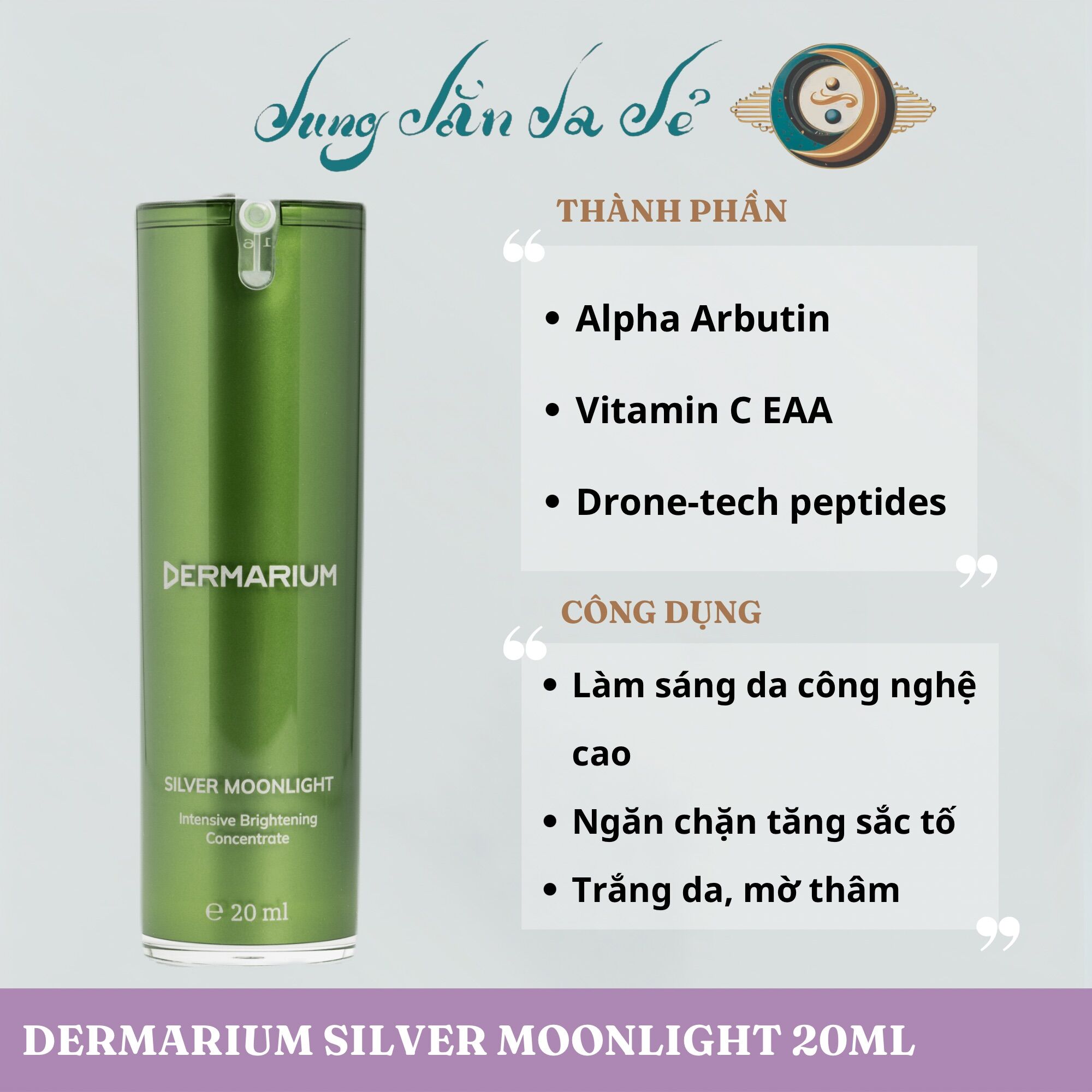 Silver Moonlight Dermarium Sáng Và Đều Màu Da