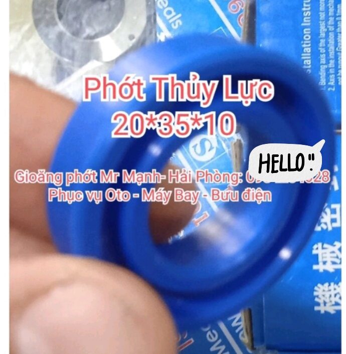 Phớt thủy lực 20x35x10 , 20*35*10 ( Ben)