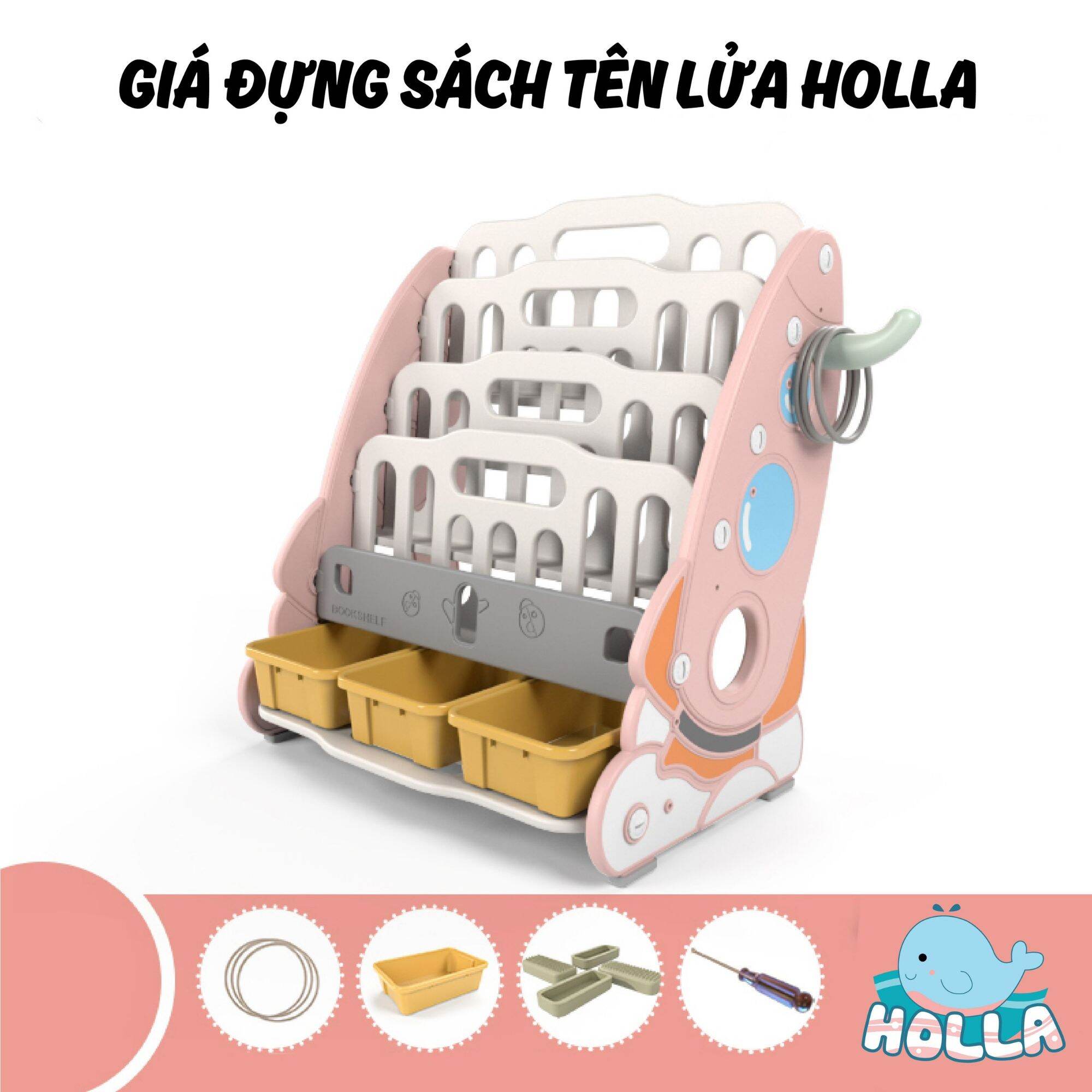 KỆ SÁCH HOLLA CHO BÉ