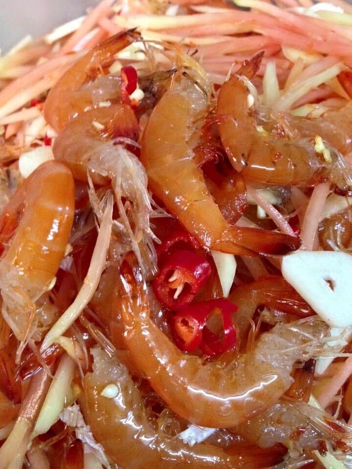 Shrimp Paste Mixed with Papaya - Ben Tre Specialty