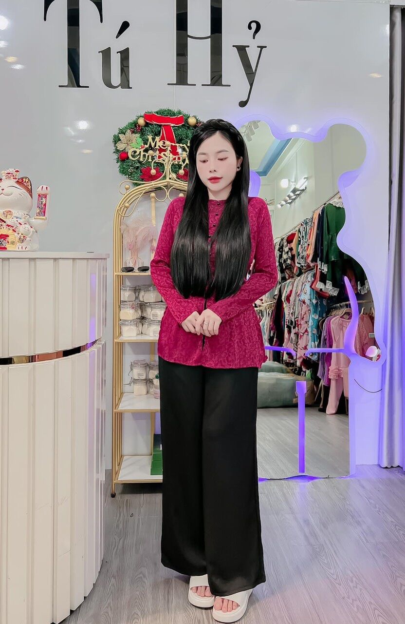 Set đồ lam cao cấp đủ màu nút ngọc xinh xắn- Set lam đi chùa, đi lễ sang trọng - Set lam đẹp giá tốt - HN Closet