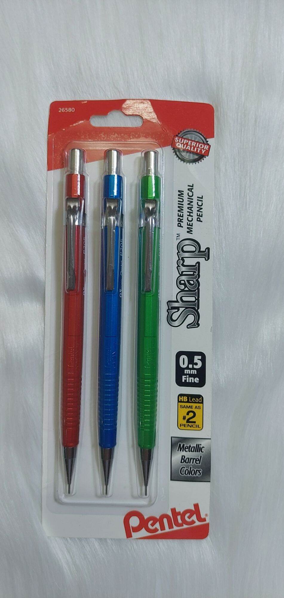 Bút Chì Bấm PENTEN P205 COMBO 3cây Hàng Chính Hãng Pentel (Nhật Bản)