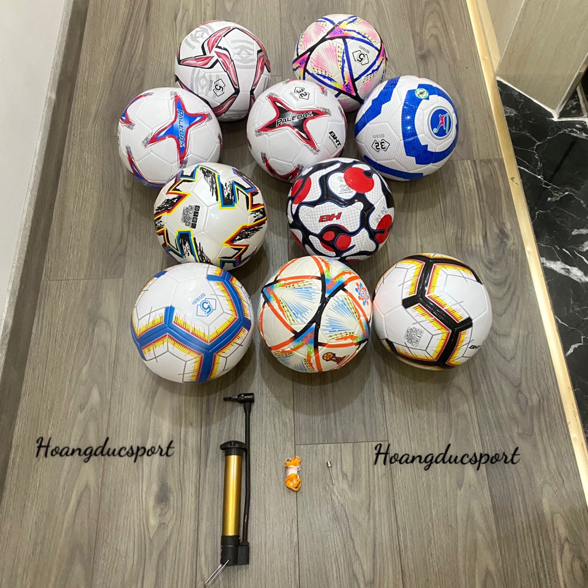 BÓNG ĐÁ SỐ 5 Da PVC Đủ Size Trẻ Em Người Lớn Thi Đấu Sân Cỏ Nhân Tạo Và Sân Cỏ Tự Nhiên (TẶNG TÚI LƯỚI+KIM BƠM+ BƠM BÓNG)