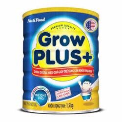 Sữa bột growplus xanh tăng cân 1500g