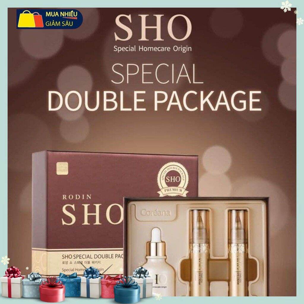 [Chính Hãng] Bộ Đôi Sản Phẩm Chăm Sóc Da Và Mắt Rodin Sho Special Double Package