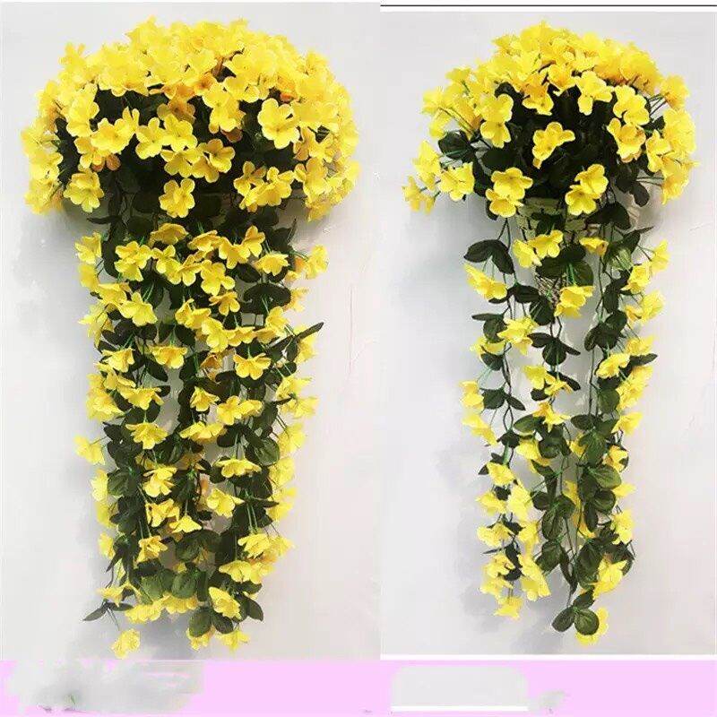 Hoa giả treo tường .chùm đỗ quyên ,