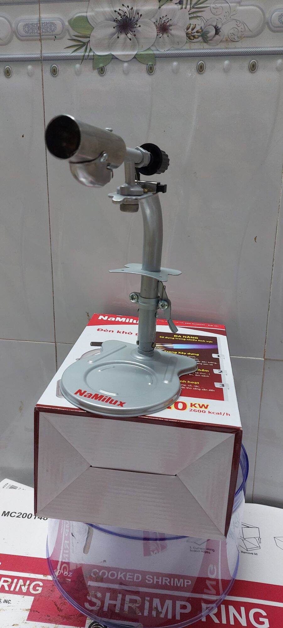 Đèn khò gas có chân đế namilux 191