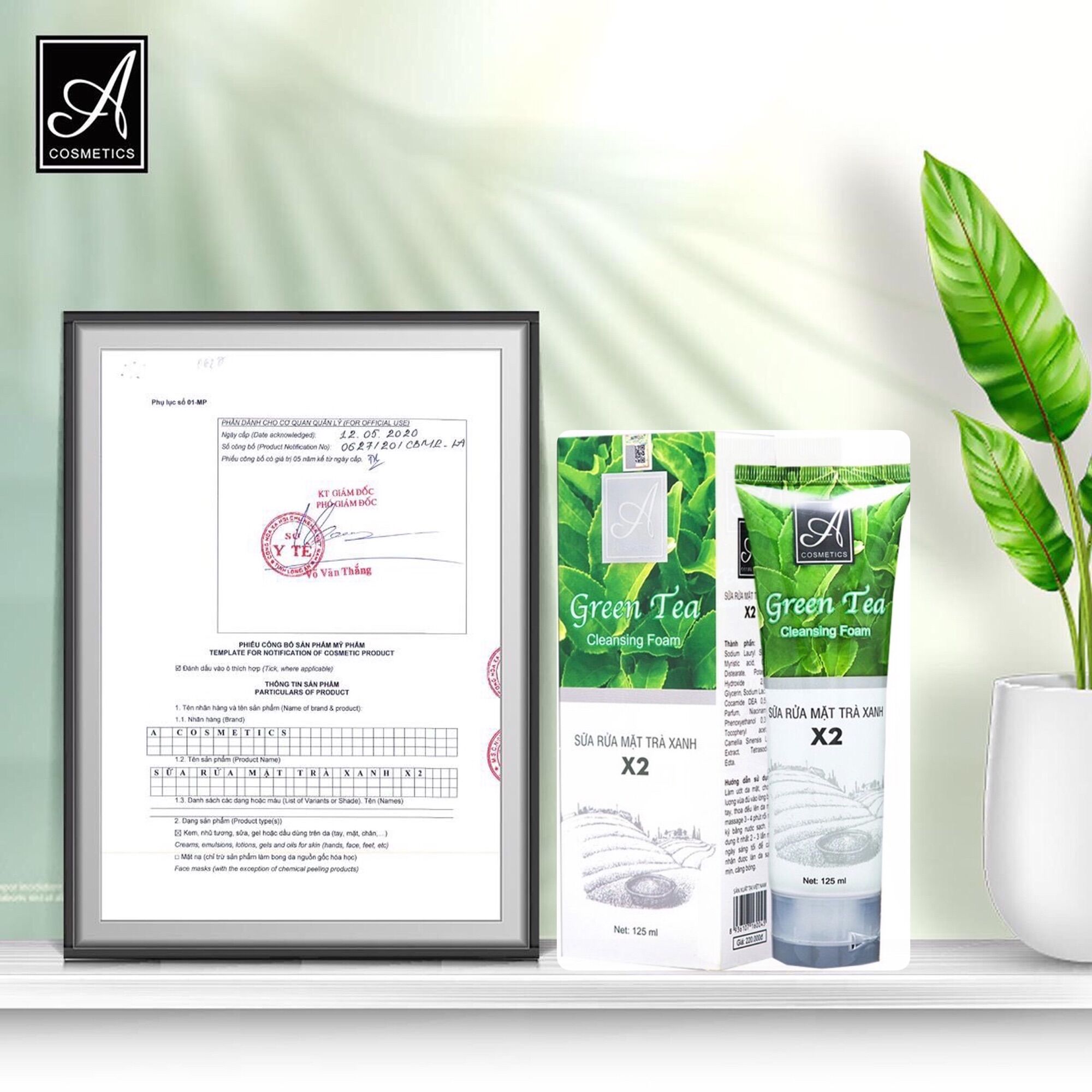 [HCM]SỮA RỬA MẶT TRÀ XANH X2