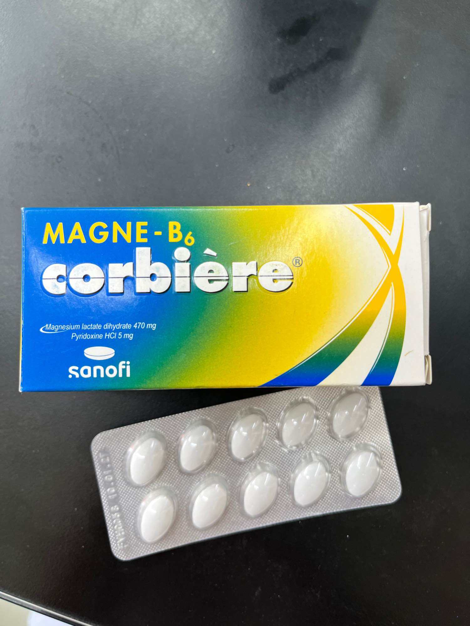 [CHÍNH HÃNG] Magie B6 Corbiere Viên Uống Bổ Sung Magie B6 (5 vỉ x 10v) HHANH PHARMA