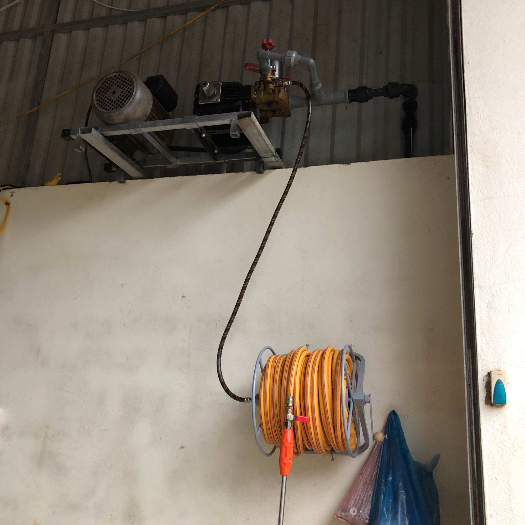 Rulo quấn dây cho máy rửa xe ren 14mm quấn 50m