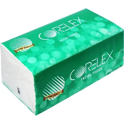 Gói 300 tờ x2 lớp khăn giấy rút corelex