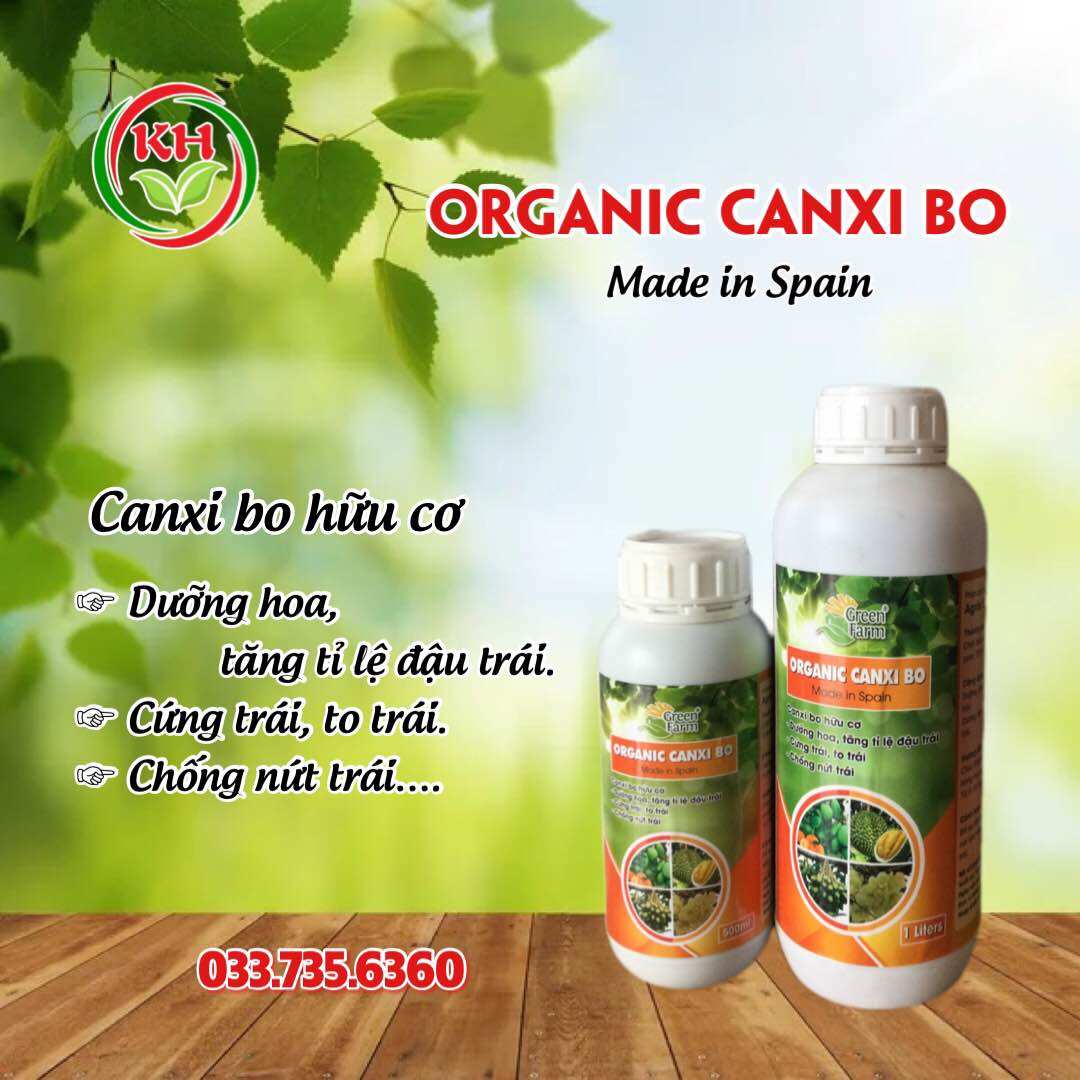 Phân bón hữu cơ organic canxi bo
