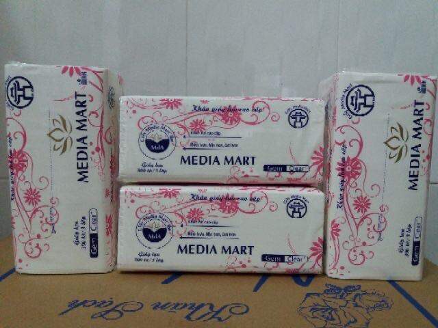 GIẤY RÚT LỤA MEDIA 300 TỜ 3 LỚP