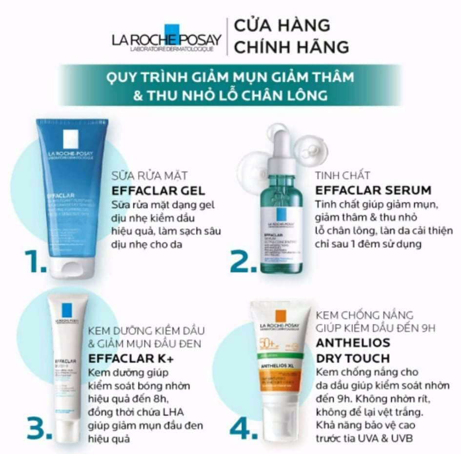 0Tinh chất giảm mụn 3 tác động Effaclar Serum La Roche-Posay 30ml