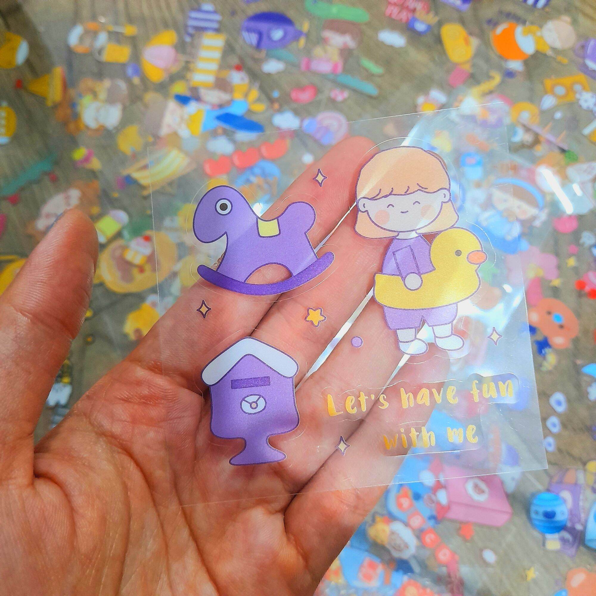 [1 TẤM] Sticker nhãn dán dễ thương (Giao họa tiết ngẫu nhiên)