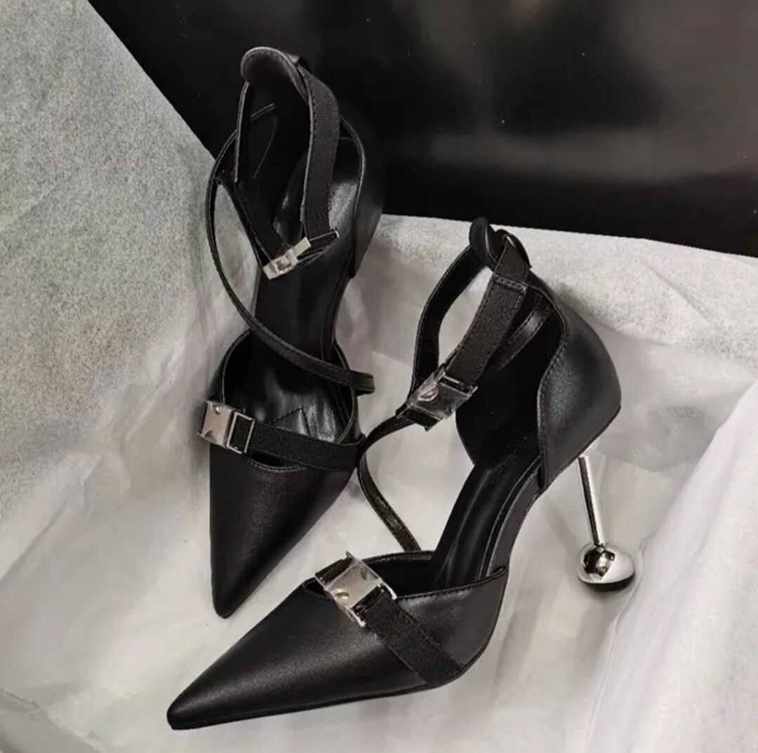 cao gót cao cấp size 37 (sẵn) ảnh 3 4 thật