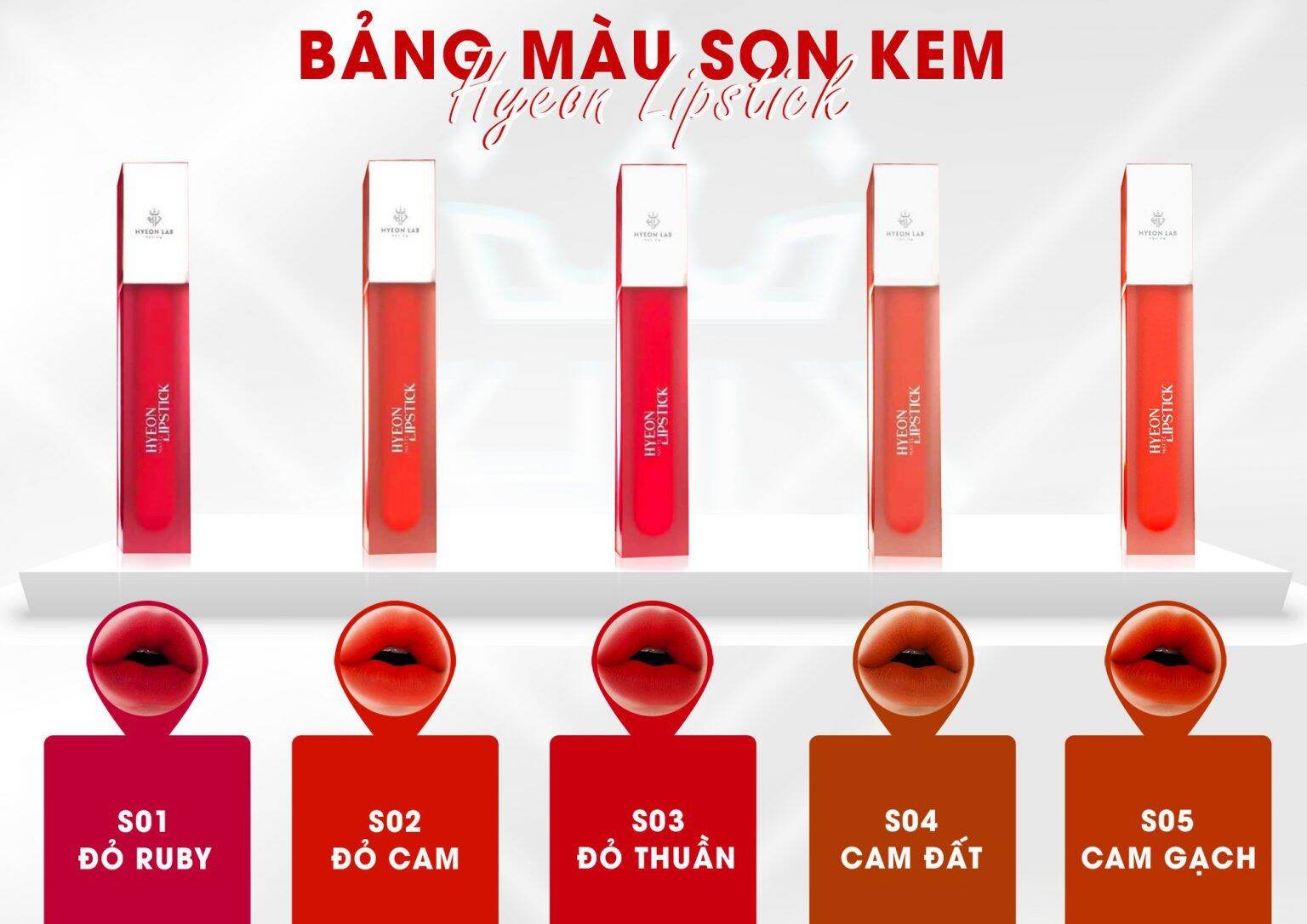 Son môi Hyeon Matte Lipstick