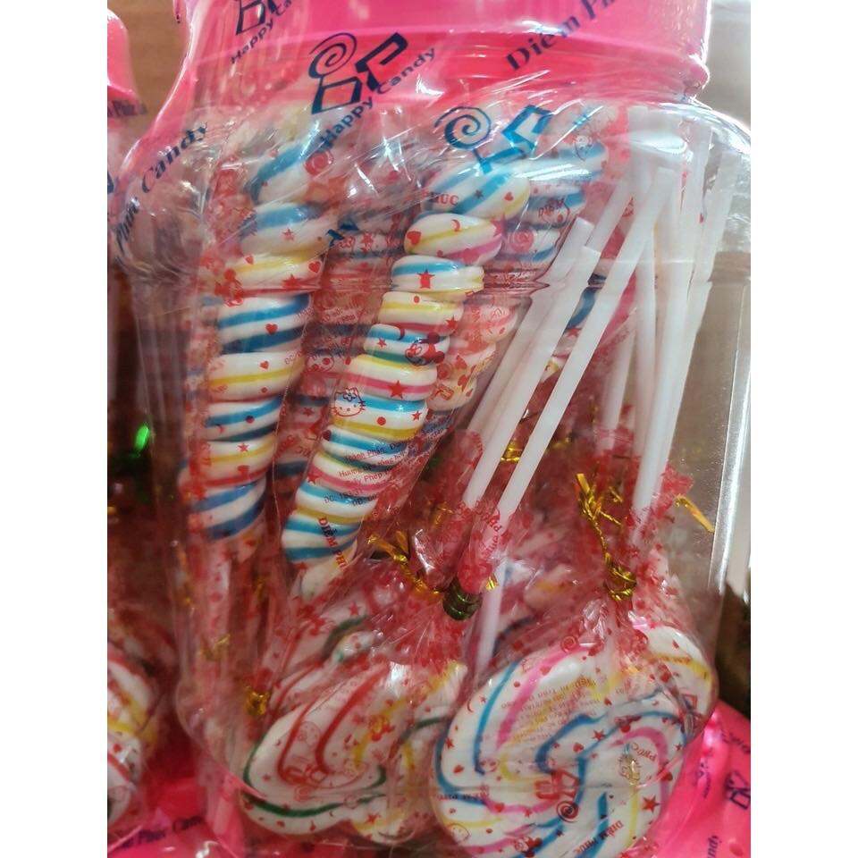 Kẹo que Mút Cầu Vồng Việt Nam-1hủ 50que