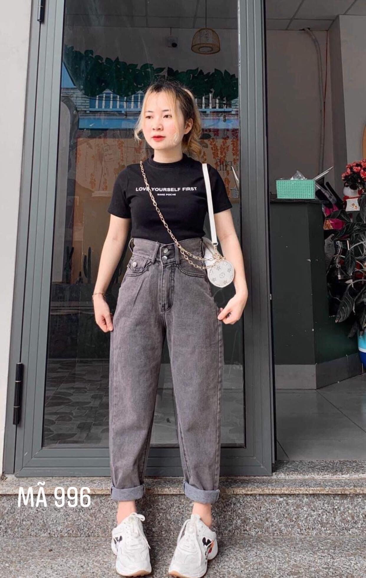 Quần baggy 2 nút lưng cao túi nắp, thiết kế đa dạng mẫu mã, form dễ mặc, thoải mái, đường may tỉ mỉ, tinh tế