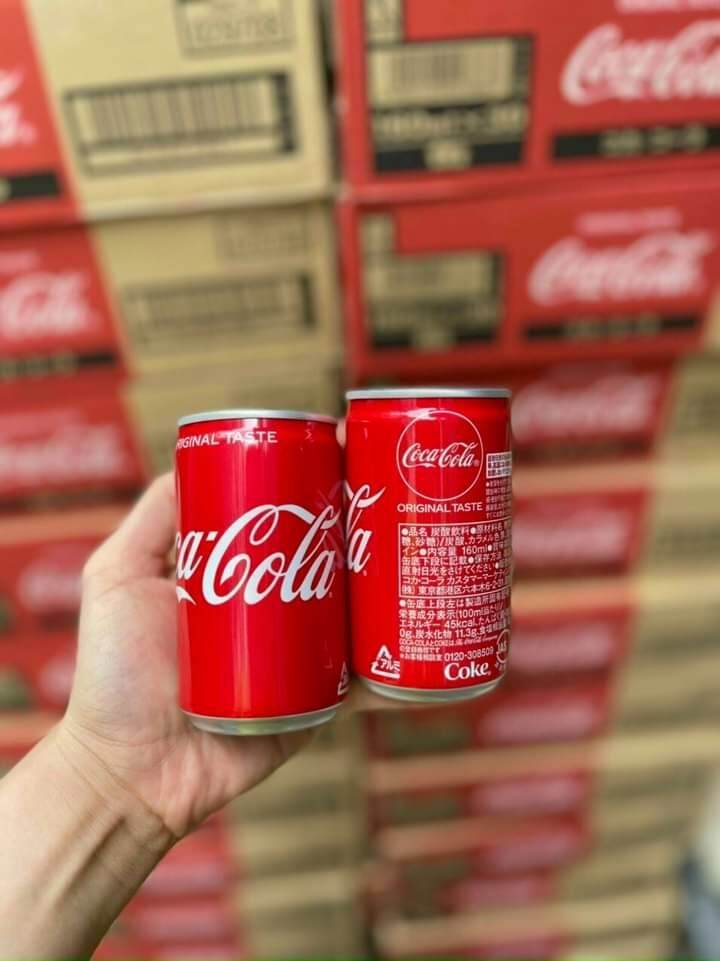 Coca mini thùng 30 lon Nhật Bản lô mới nhất