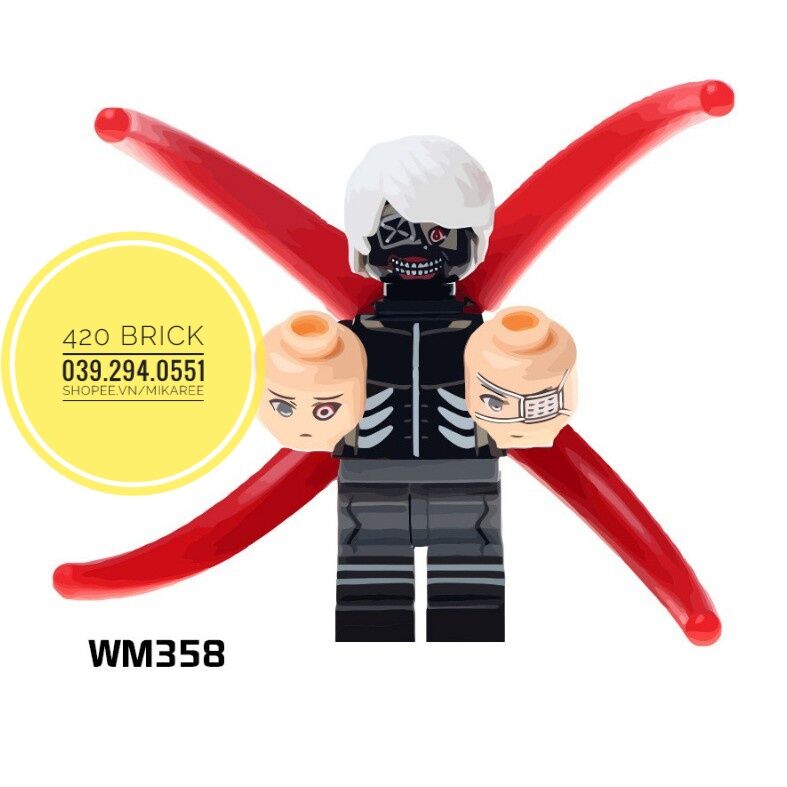 Non Lego - Minifigures Nhân Vật Ken Kaneki WM358