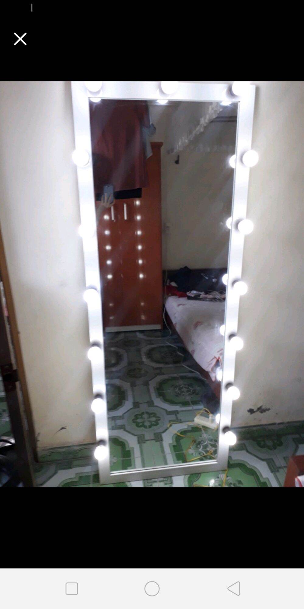 Gương đèn led 70x170cm 18 bóng