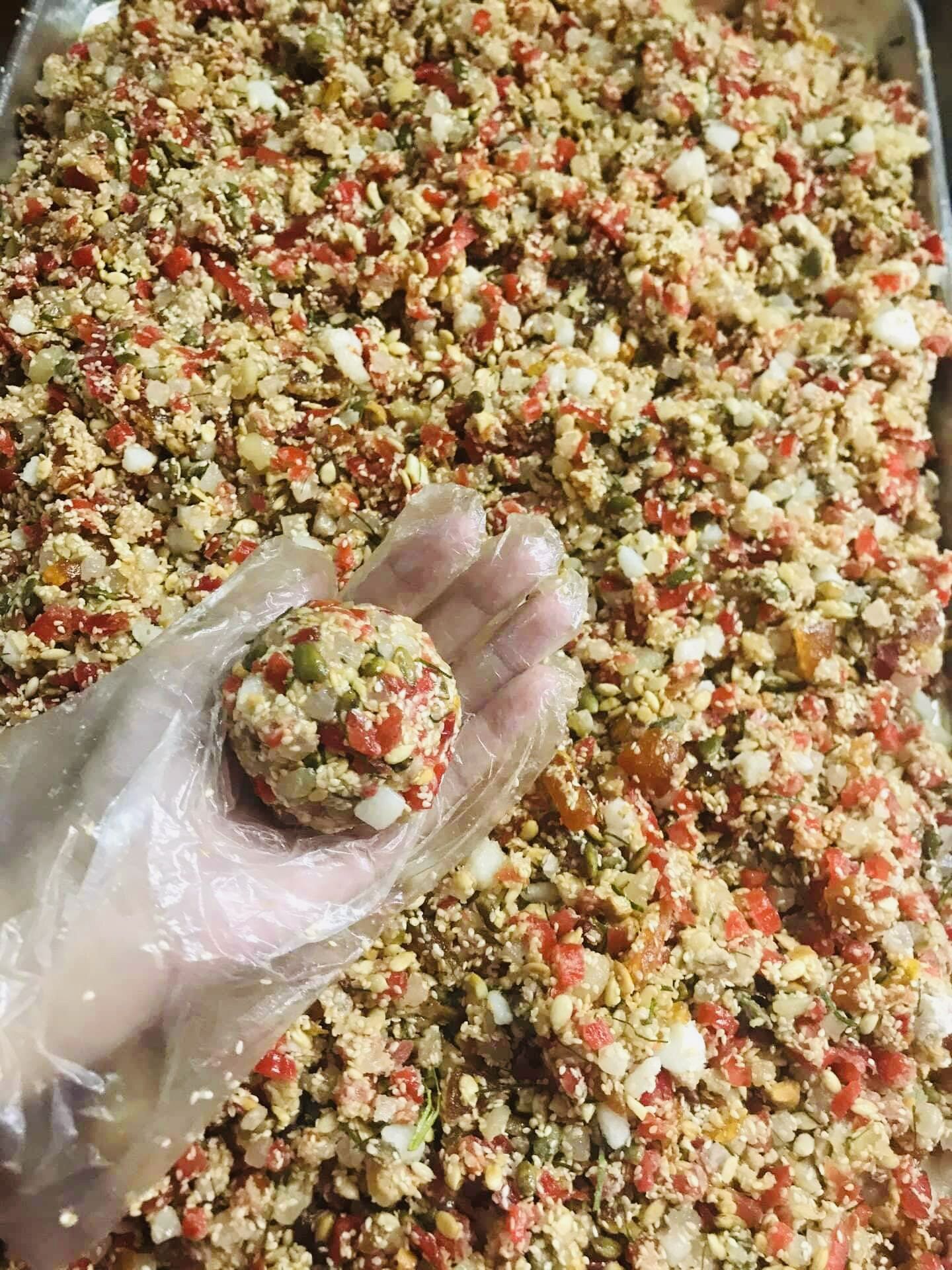Nhân bánh trung thu thập cẩm nguyên liệu tự chọn
