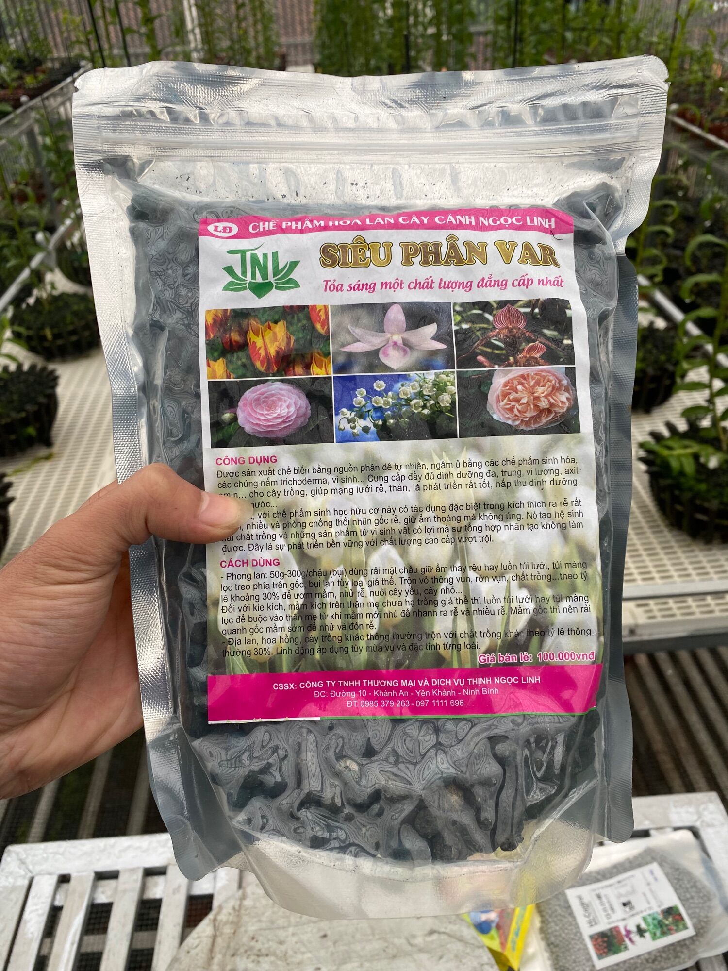 Phân Dê cao cấp Ngọc Linh chuyên lan var, lan đột biến