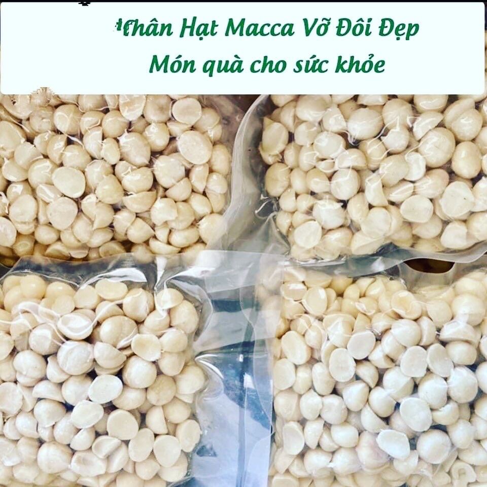 Nhân macca vỡ