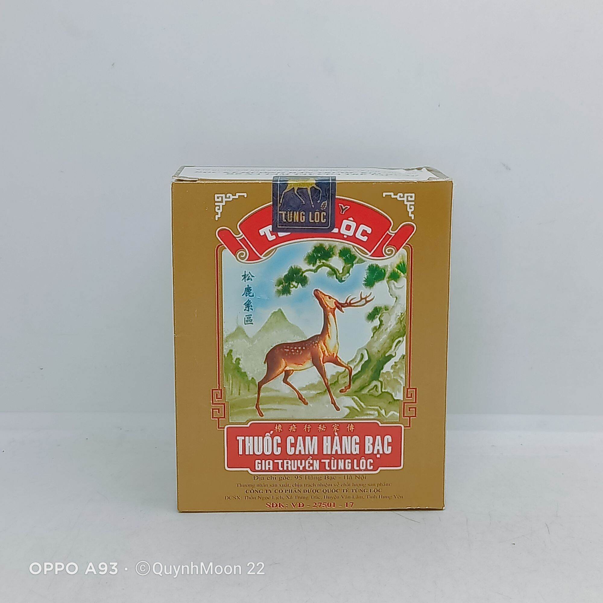 Thuoc cam Hàng Bạc gia truyền Tùng Lộc