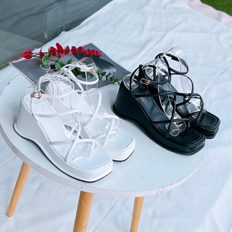 Sandal đế xuồng 7 phân MAILIAA quai xỏ ngón chiến binh