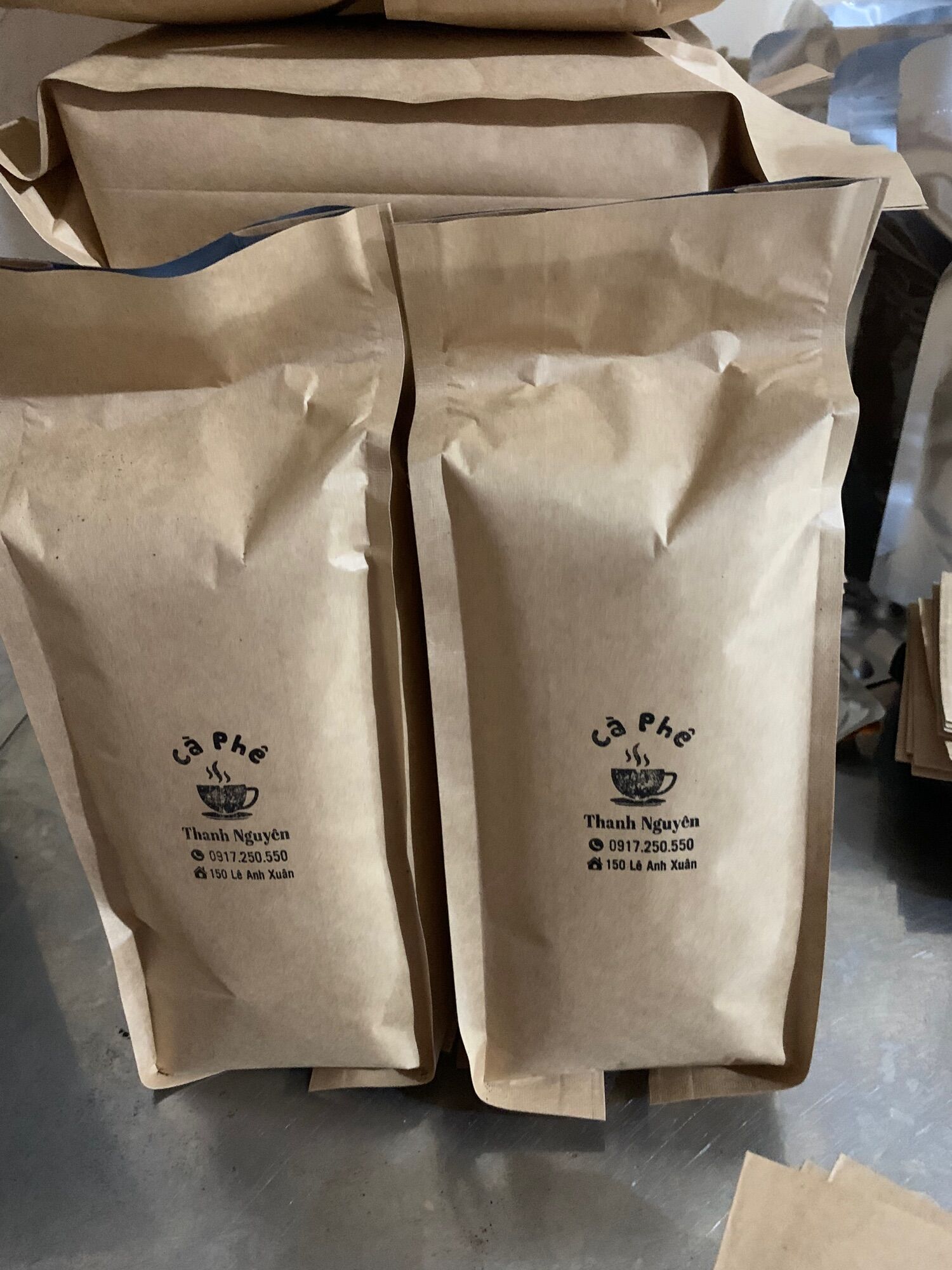 Cà phê mộc Robustar