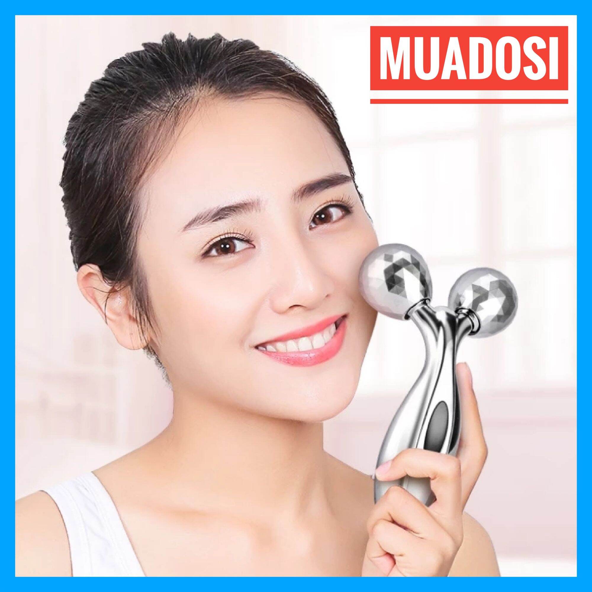 Cây lăn massage mặt giúp 3d giúp nâng cơ thon gọn mặt