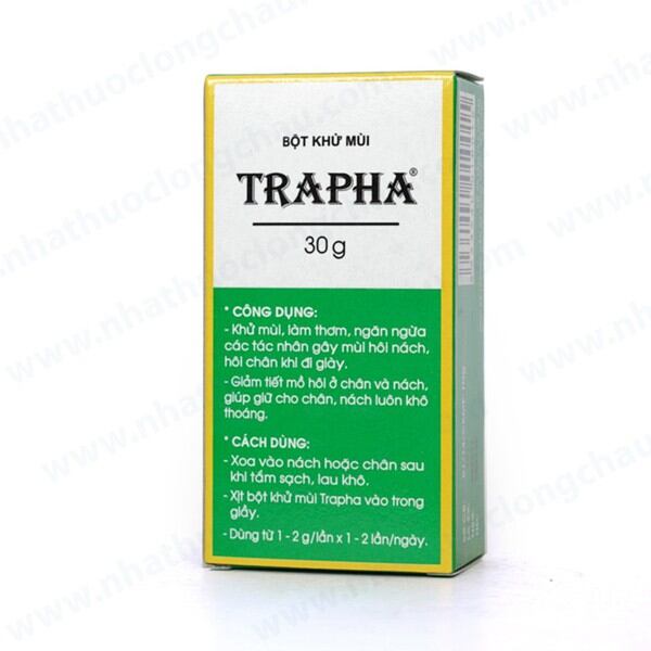 [HCM] Bột Khử Mùi TRAPHA 30g - (Có sỉ)