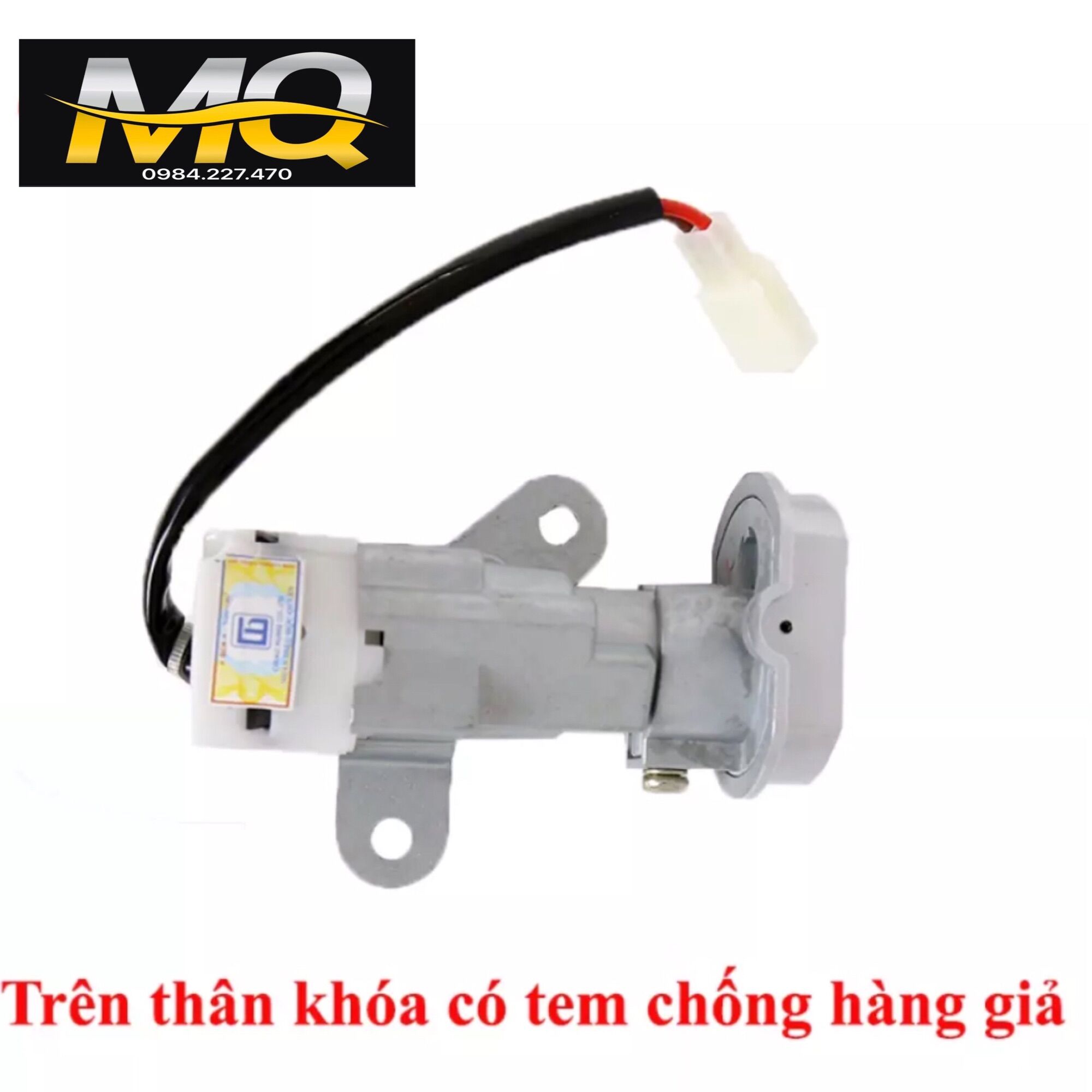 Bộ ổ khoá xe Jupiter Gravita 6 cạnh (Khoá Điện + Khoá Yên ) ( Xem Ảnh + Video)