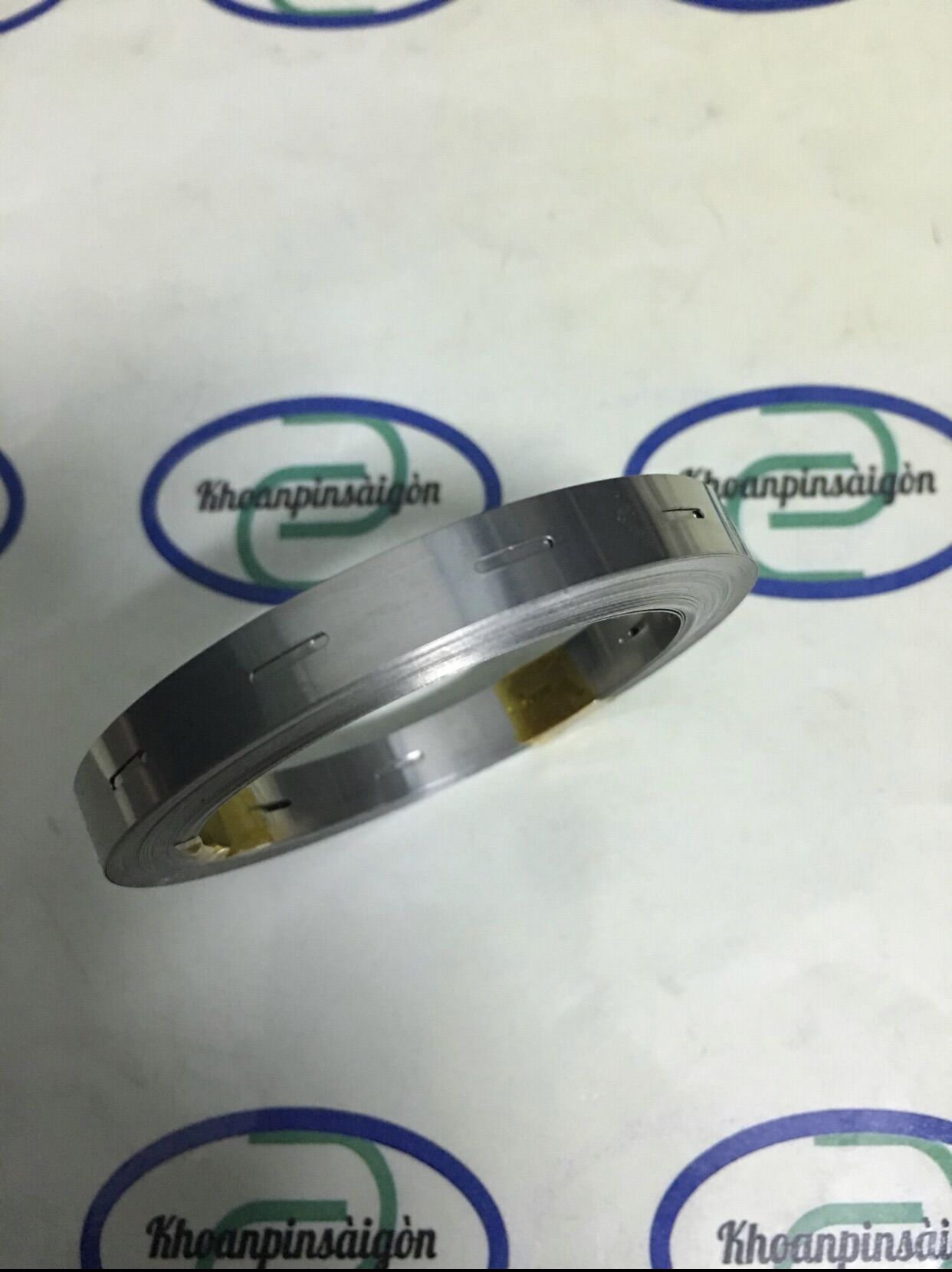 Kẽm đơn xẻ rãnh dày 0.2mm,rộng 8mm hàn cell pin li-ion