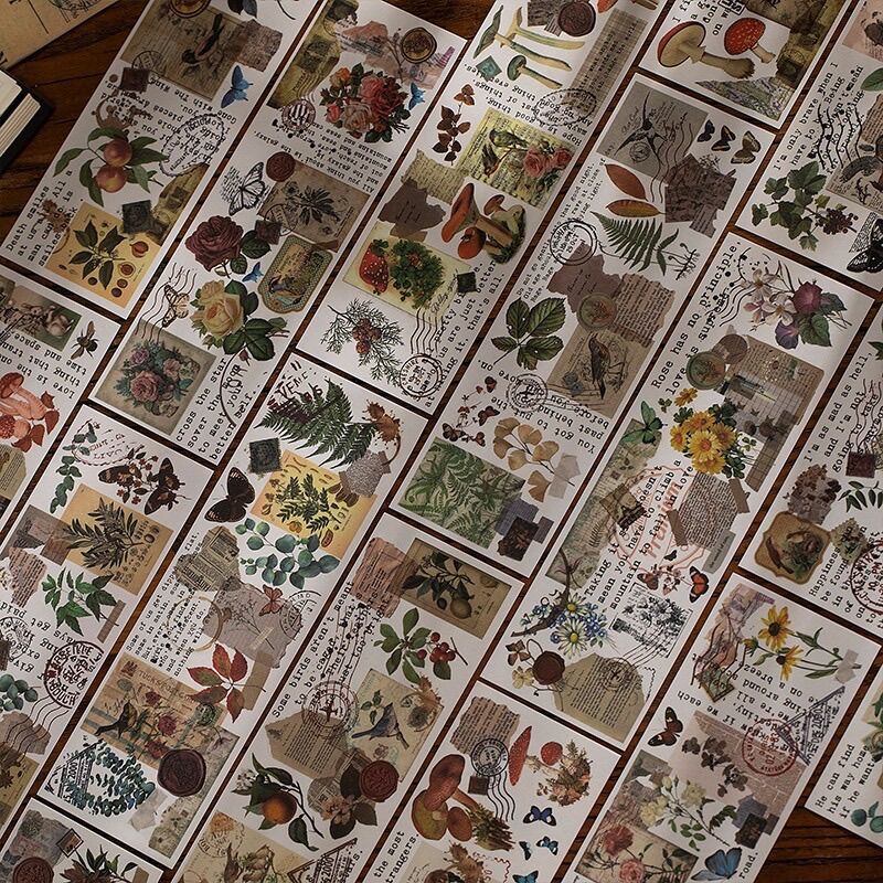Sticker giấy 4 tấm dùng để trang trí