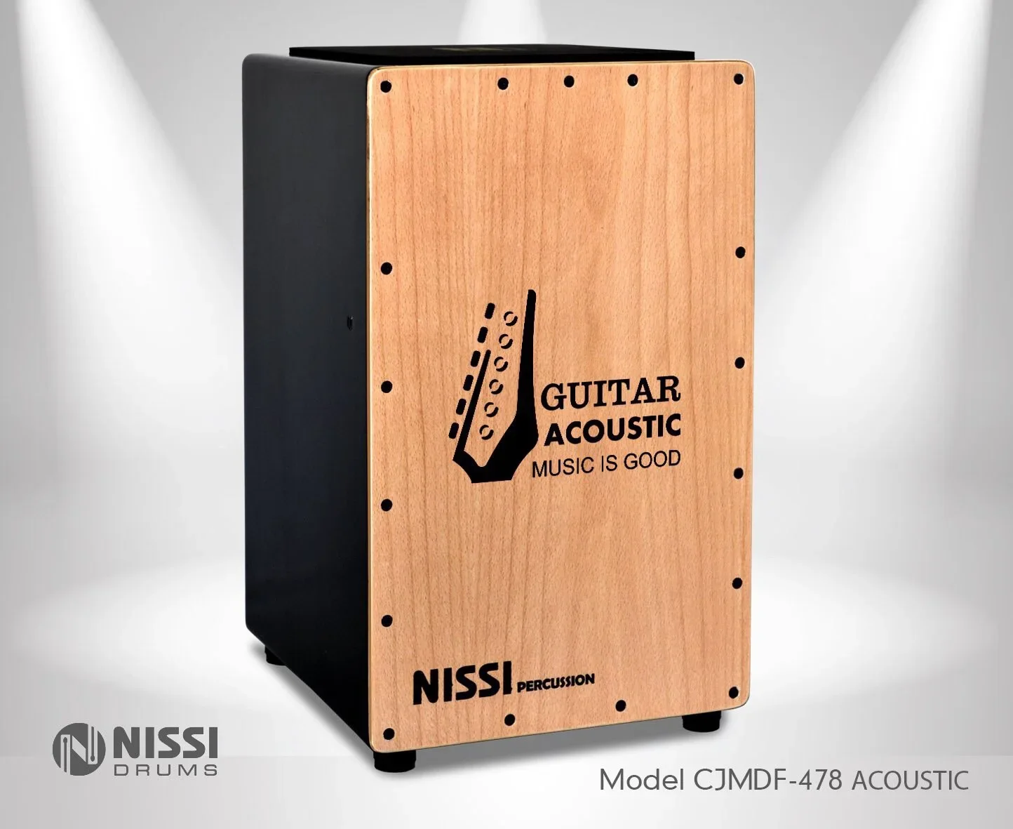 [HCM]Trống Cajon Nissi MDF 478 Acoustic