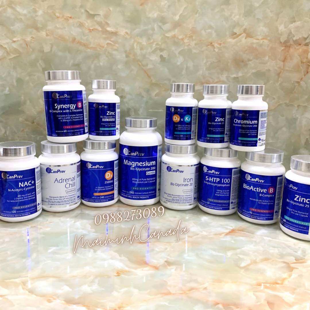 Viên uống Vitamin D3 & K2 Canprev Canada 120 viên