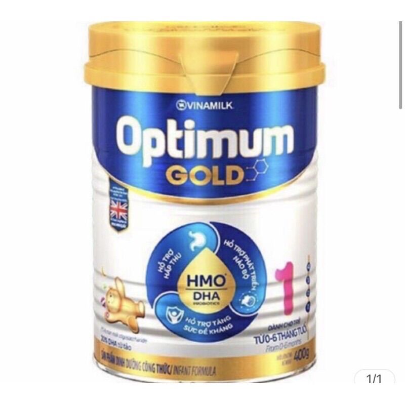 Sữa bột optimum gold 1 400g