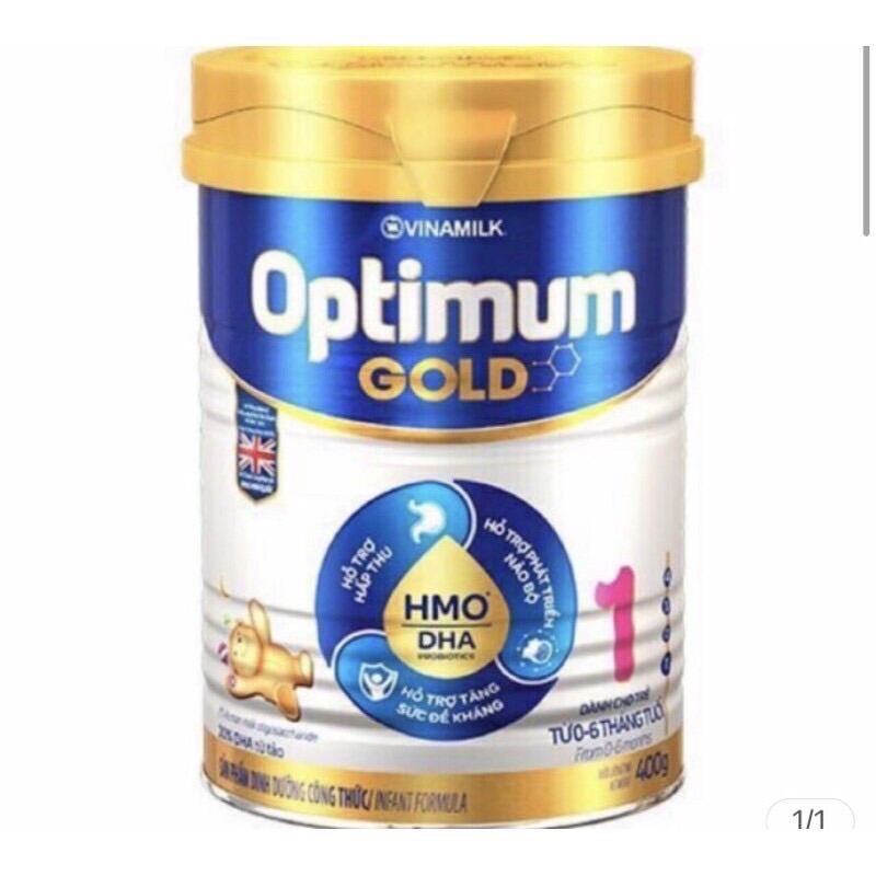 Sữa bột optimum gold 1 400g thumbnail