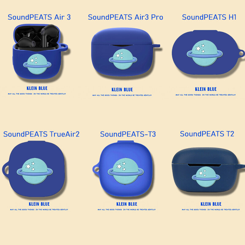 Ốp bảo vệ dùng cho soundpeats air 3 vỏ bảo vệ tai nghe pro soundpeats t2 soundpeats hộp silicon sạc trueair2 vỏ chống sốc đựng t3