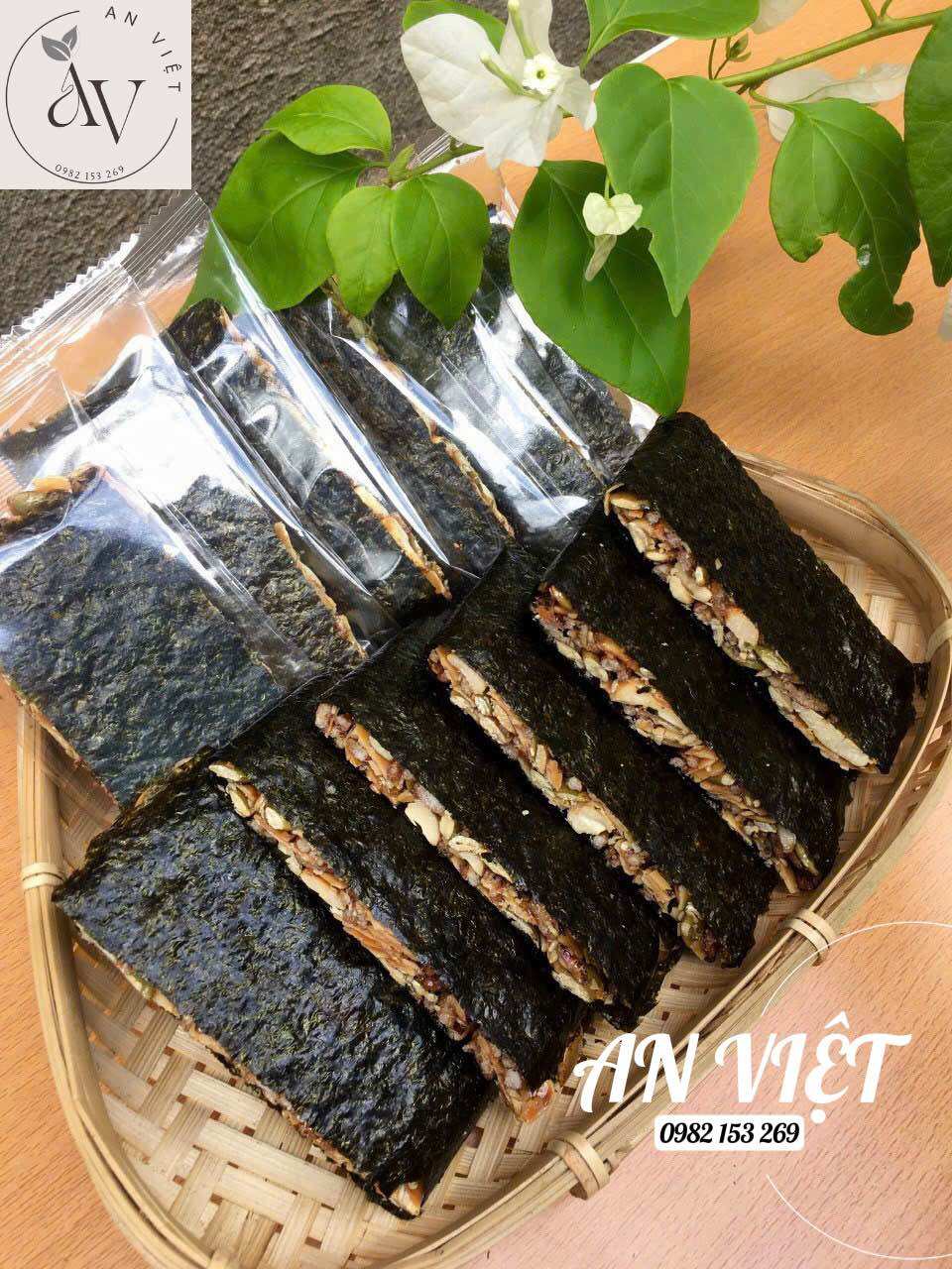Rong biển kẹp hạt dinh dưỡng 500gr