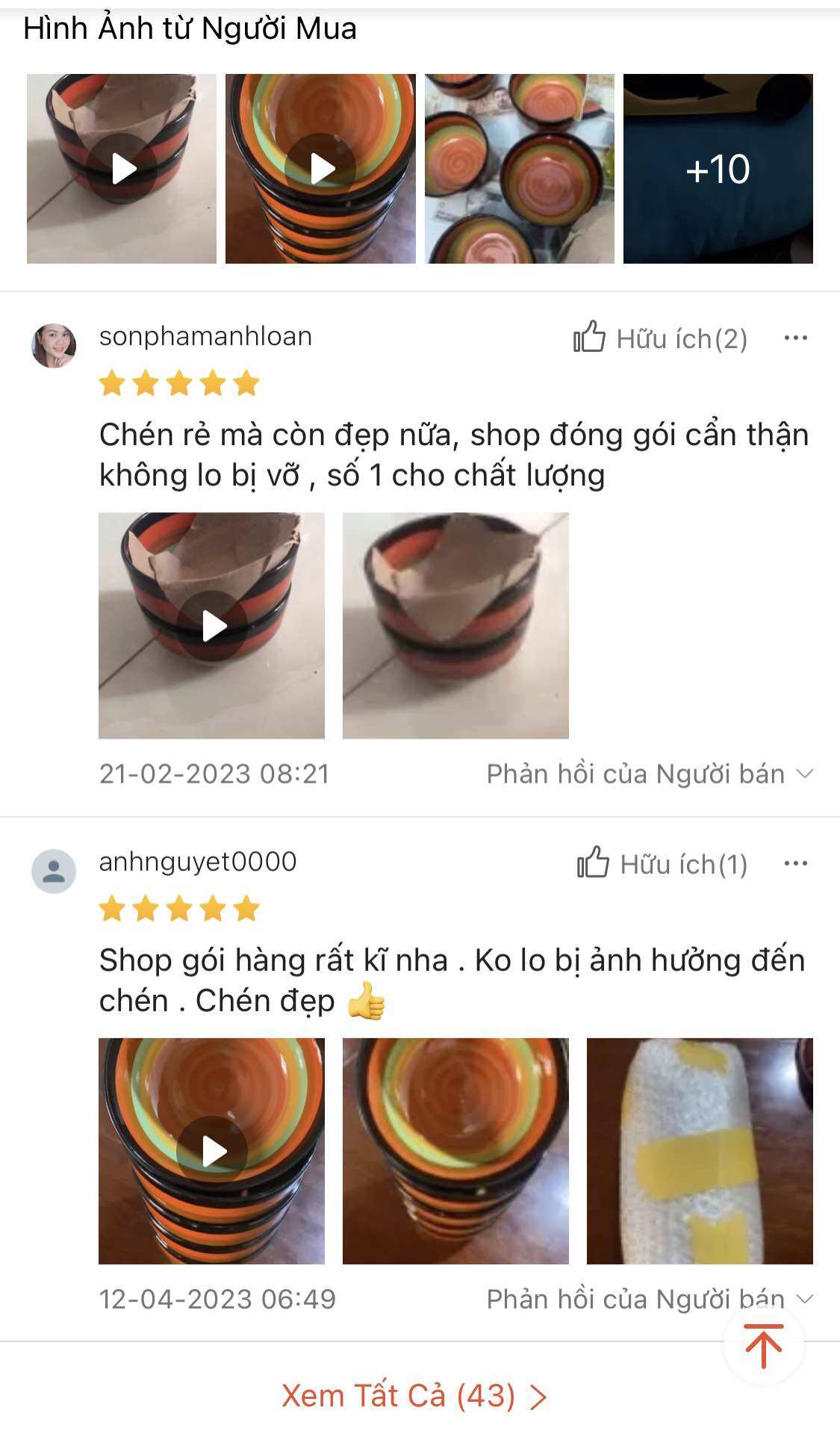 10 Chén ăn cơm cầu vồng