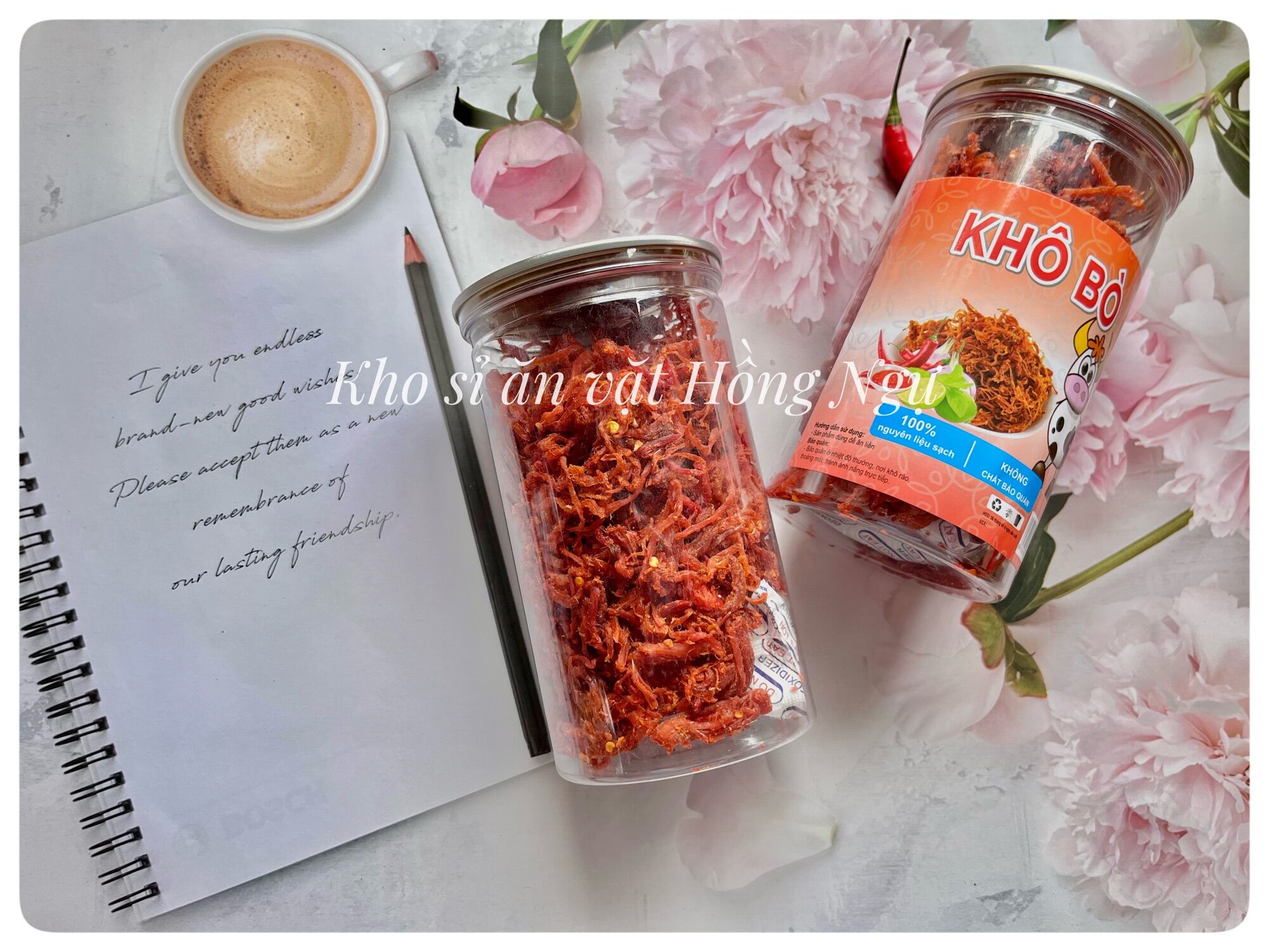 Khô bò sợi ngắn 300g