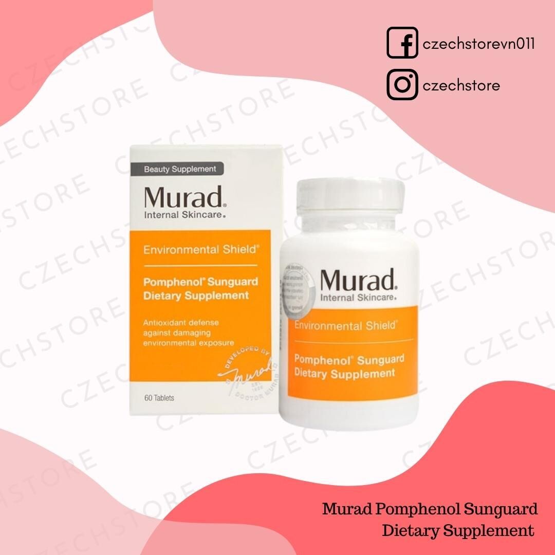 Viên chống nắng Murad Pomphenol Sunguard Dietary Supplement 60v