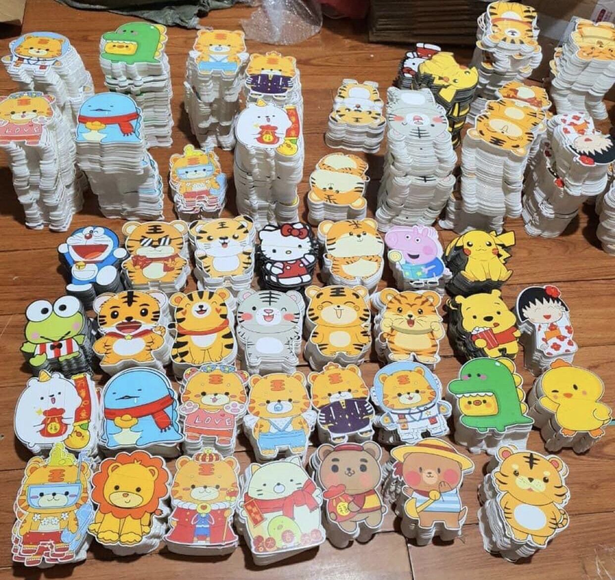 Combo 10 bao lì xì chibi ngẫu nhiên 🧧
