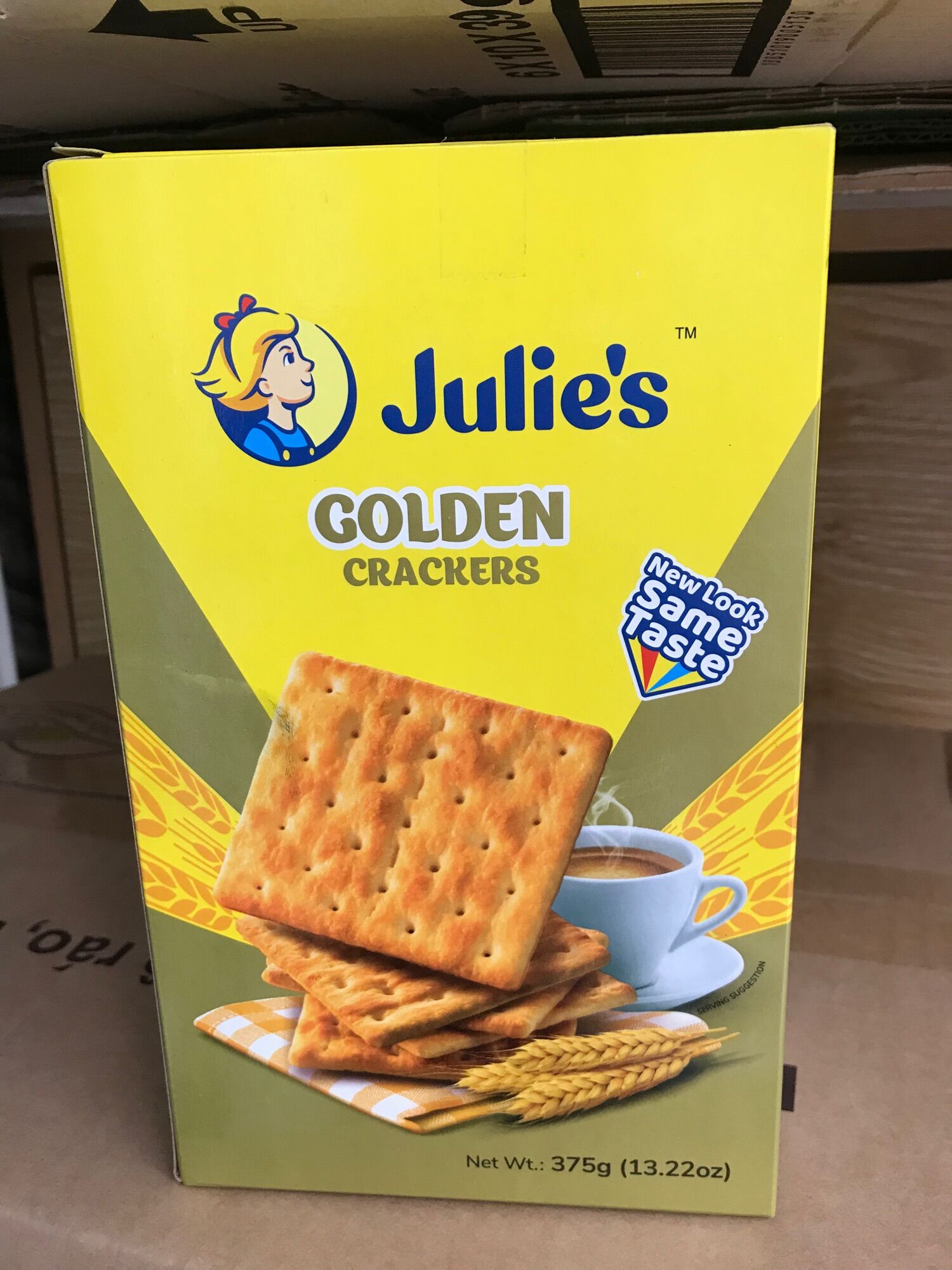 Bánh lúa lạt julie's 375g mẫu mới