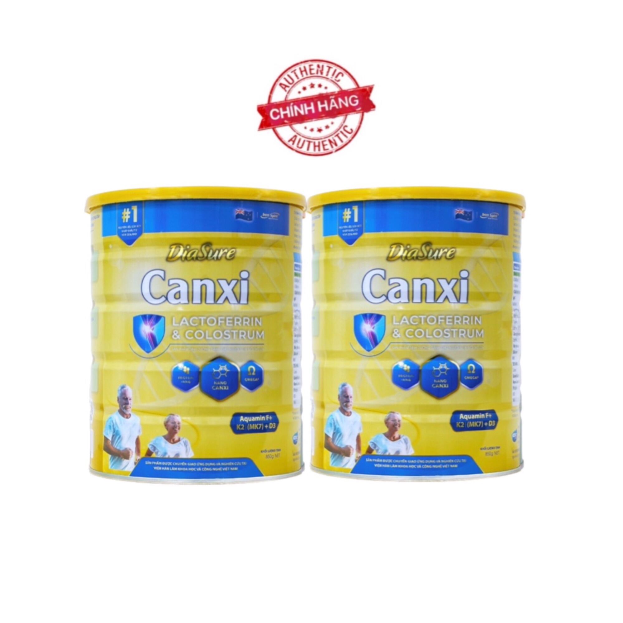 Combo 2 lon sữa Diasure canxi 850g chính hãng giá tốt